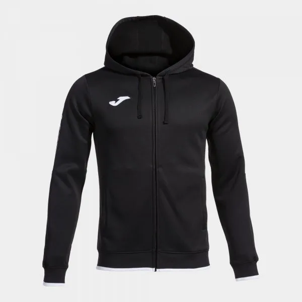 OLIMPIADA ZIP-UP HOODIE BLACK