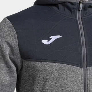 CAMPUS STREET ZIP-UP HOODIE MELANGE GREY — фото 4