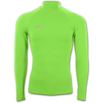 FLUOR GREEN L/S SHIRT TURTLE NECK (SEAMLESS)
